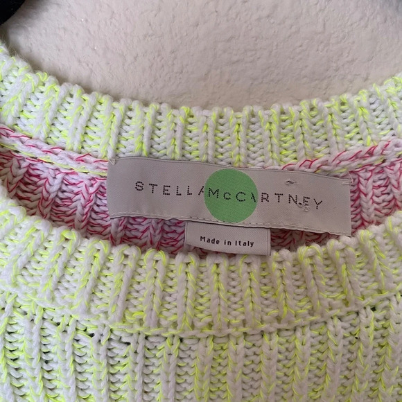 Stella McCartney colorblock sweater knitted long lined, size 40 - Picture 4 of 14